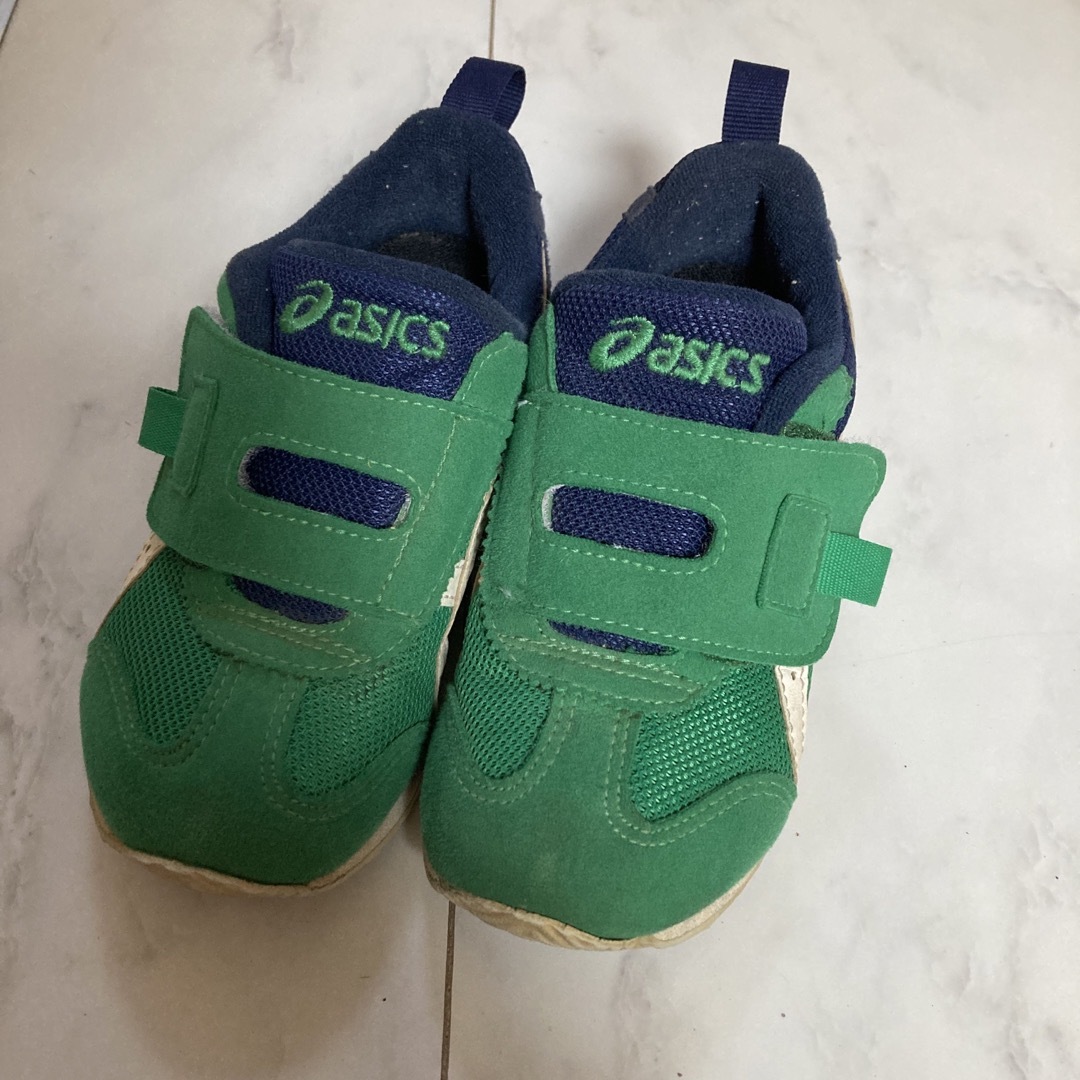 asics(アシックス)のasics キッズスニーカー/suku2/グリーン/16.0cm キッズ/ベビー/マタニティのキッズ靴/シューズ(15cm~)(スニーカー)の商品写真