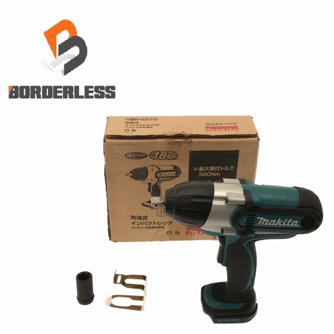 工具☆美品☆makita マキタ 18V 充電式インパクトレンチ TW450D 本体のみ 電動工具 締め付け 足場 78750