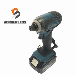 マキタ(Makita)の☆中古品☆makita マキタ 18V 充電式インパクトドライバー TD149D 青/ブルー 6.0Ahバッテリー(BL1860B)付き 78812(工具)