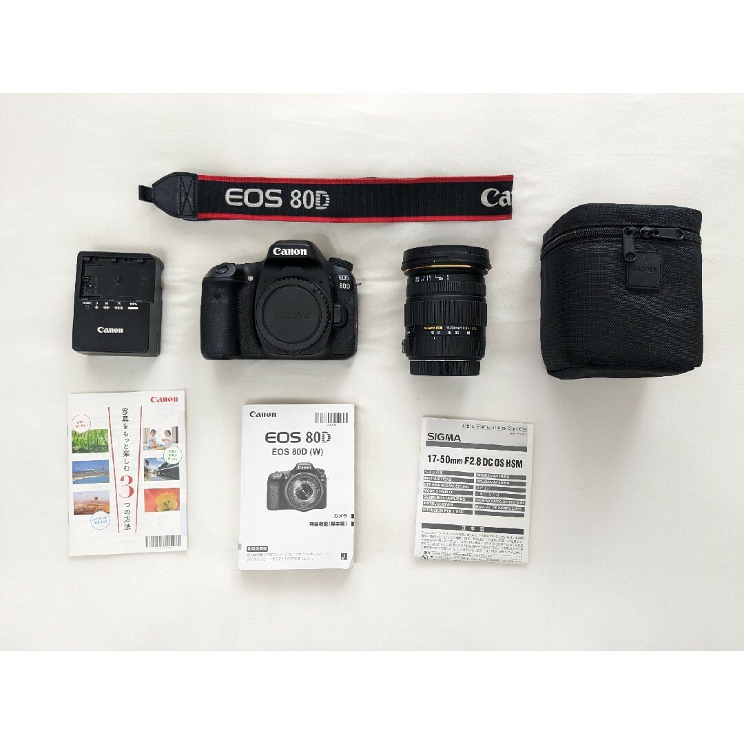 Canon EOS 80D ボディ本体 + Sigma 大口径標準ズームレンズ Canon EOS 80D ボディ本体 + Sigma 大口径標準ズームレンズ