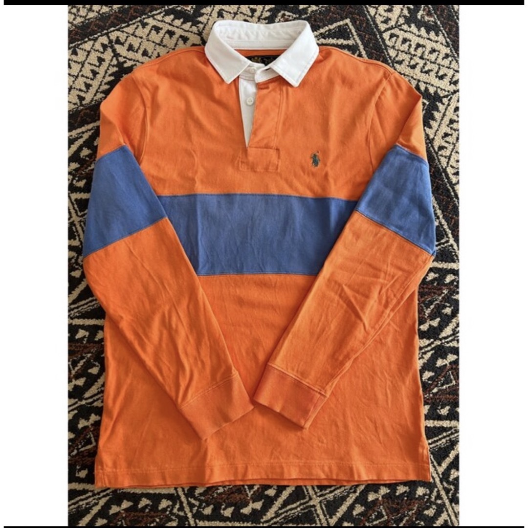 ラルフローレン(ポロ)　ラガーシャツ　オレンジ