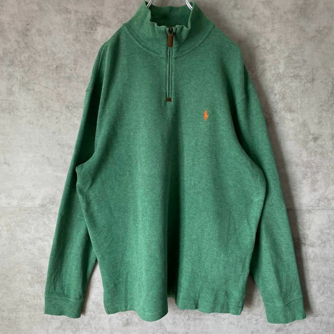 POLO RALPH LAUREN - 【人気グリーン、ハーフジップ◎】Ralph Lauren