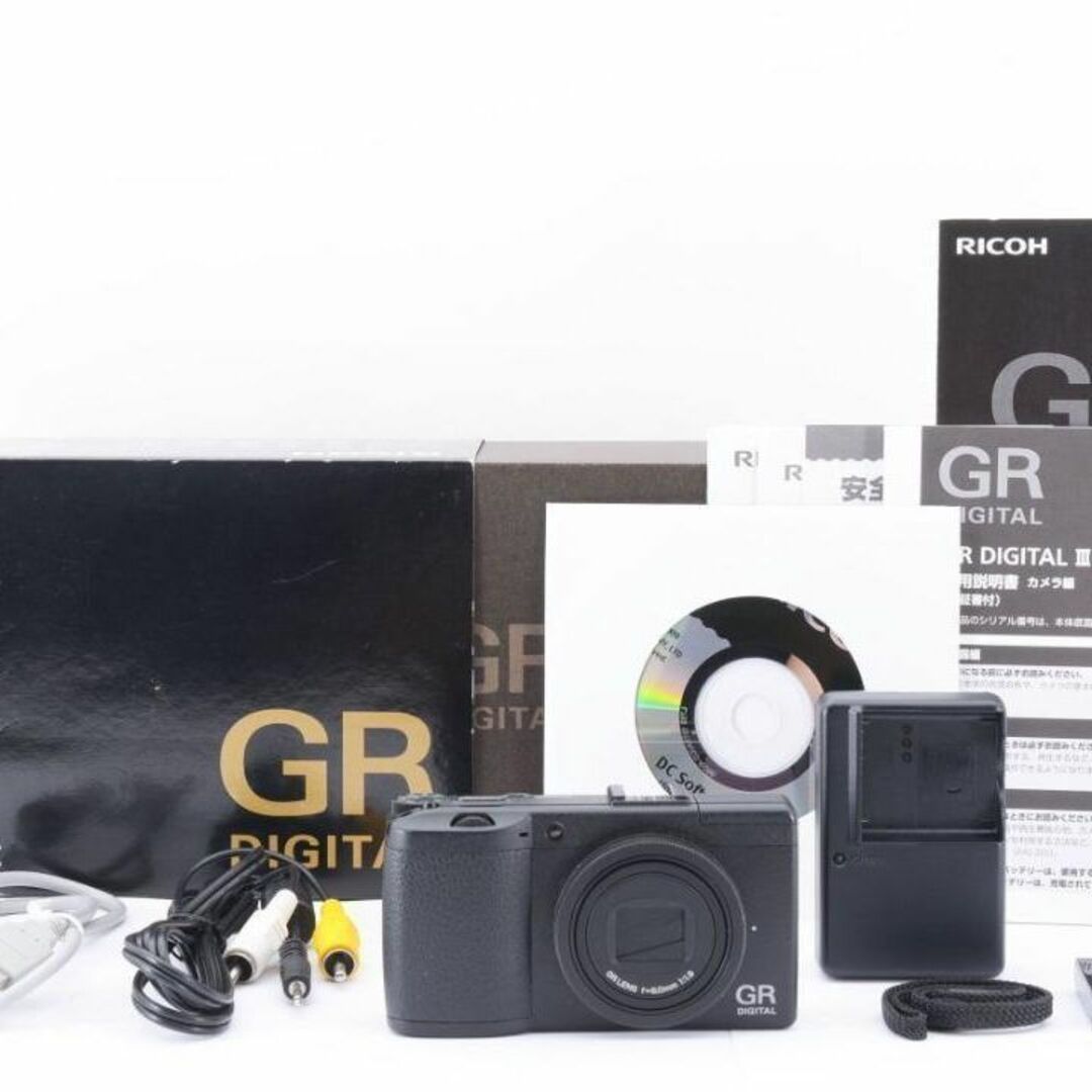 箱付き】 RICOH GR DIGITAL III コンパクト デジタルカメラ