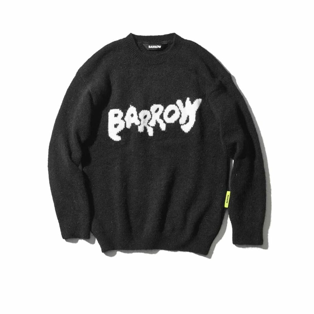 サイズS新品☆BARROW（バロウ）BIG ロゴニット