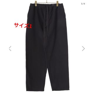 COMOLI - CIOTA スビンコットン ムラ系 バックサテン ベイカーパンツ