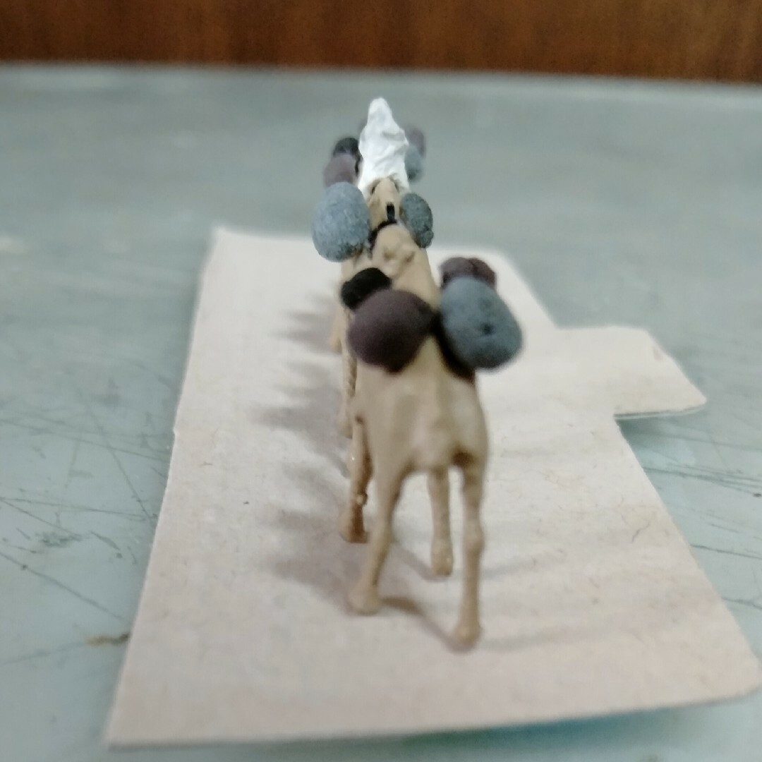 ラクダさんのキャラバン（1/220）テラリウムやＺゲージに合います♫ エンタメ/ホビーのおもちゃ/ぬいぐるみ(鉄道模型)の商品写真