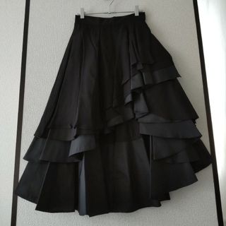 ヨウジヤマモト(Yohji Yamamoto)の未使用☆ヨウジヤマモト☆タフタラウンドレイヤードロングスカート(ロングスカート)