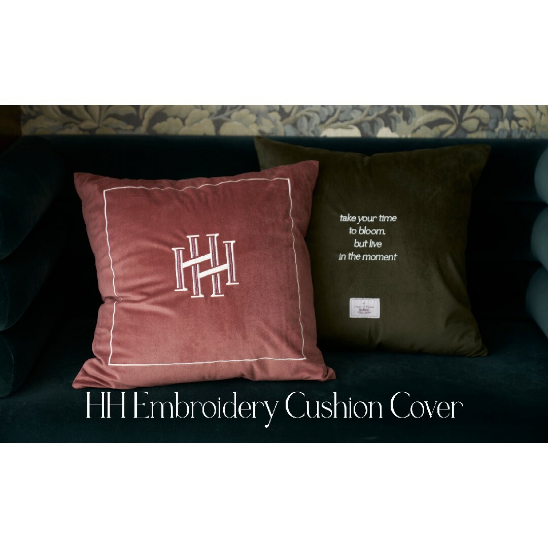 Her lip to(ハーリップトゥ)のHH Embroidery Cushion Cover エンタメ/ホビーのタレントグッズ(女性タレント)の商品写真