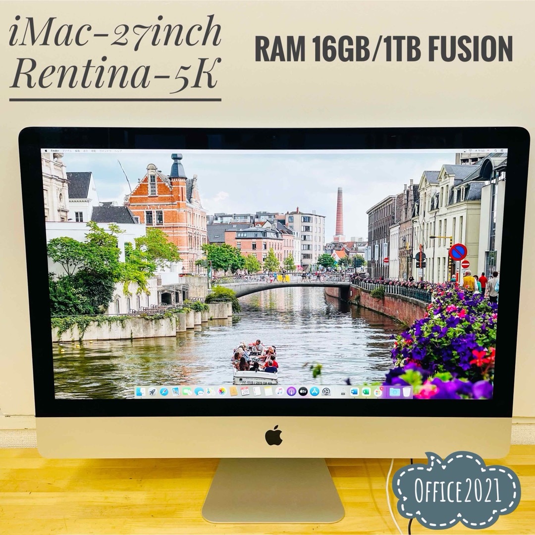 Mac (Apple) - iMac 27inch5K RAM16GB Office2021付きの通販 by ...