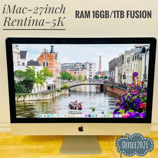 iMac 27inch5K RAM16GB Office2021付き - デスクトップ型PC