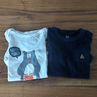 ベビーギャップ(babyGAP)のbabyGap ロンパース70　2枚セット(ロンパース)