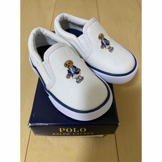 ポロラルフローレン(POLO RALPH LAUREN)のポロラルフローレン　シューズ　14cm    箱破損　新品未着用(スニーカー)