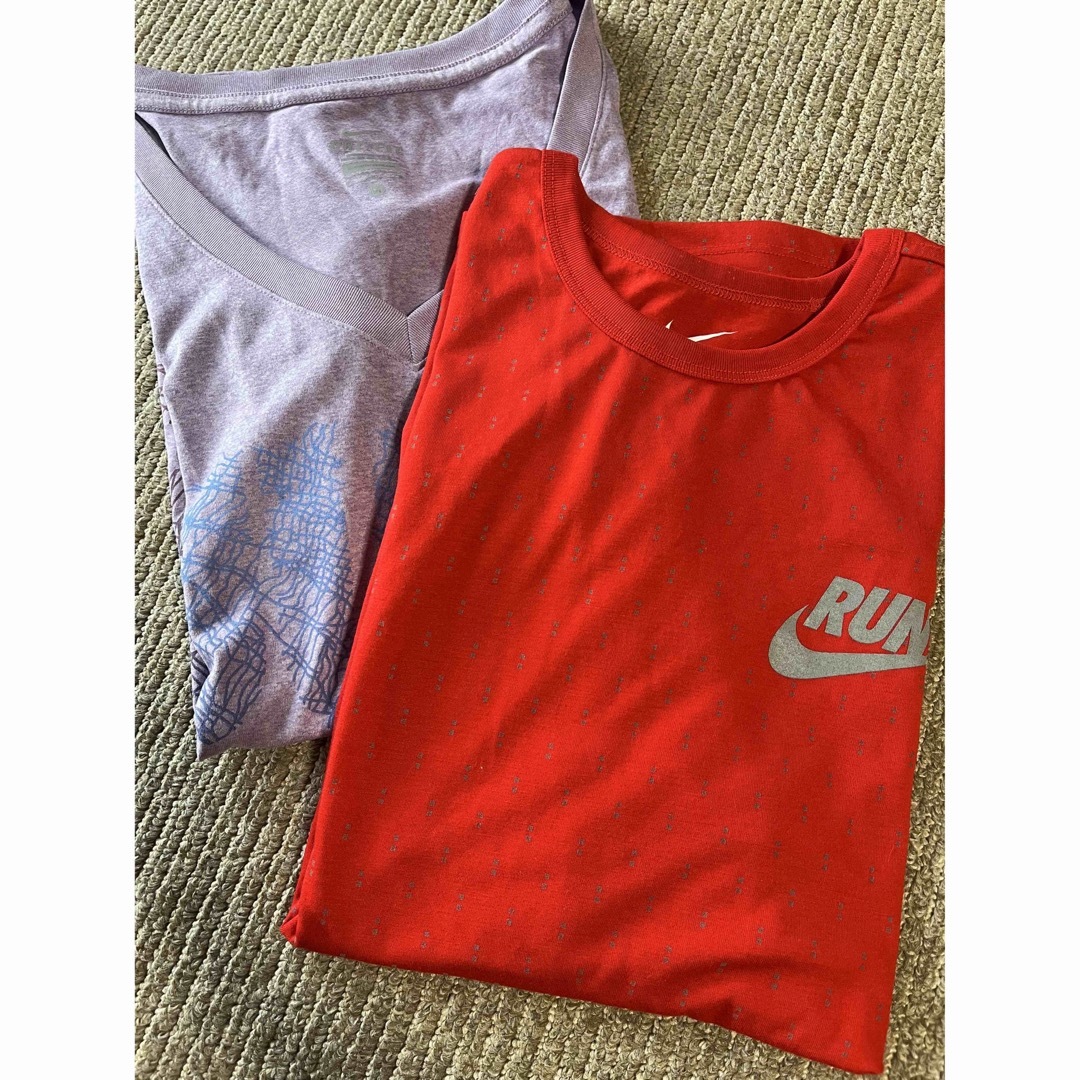 NIKE(ナイキ)のNIKE ナイキ dryfit ドライフィット 半袖 Tシャツ 2枚 スポーツ/アウトドアのランニング(ウェア)の商品写真