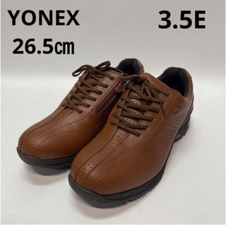 ヨネックス(YONEX)のヨネックス　パワークッション　ウォーキングシューズ　26.5 スニーカー　茶(スニーカー)