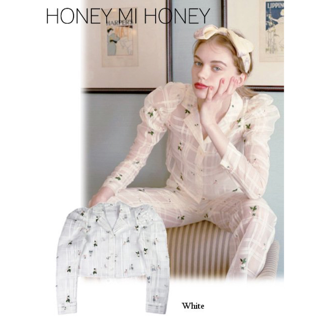 HONEY MI HONEY♡バックオープンシャツ