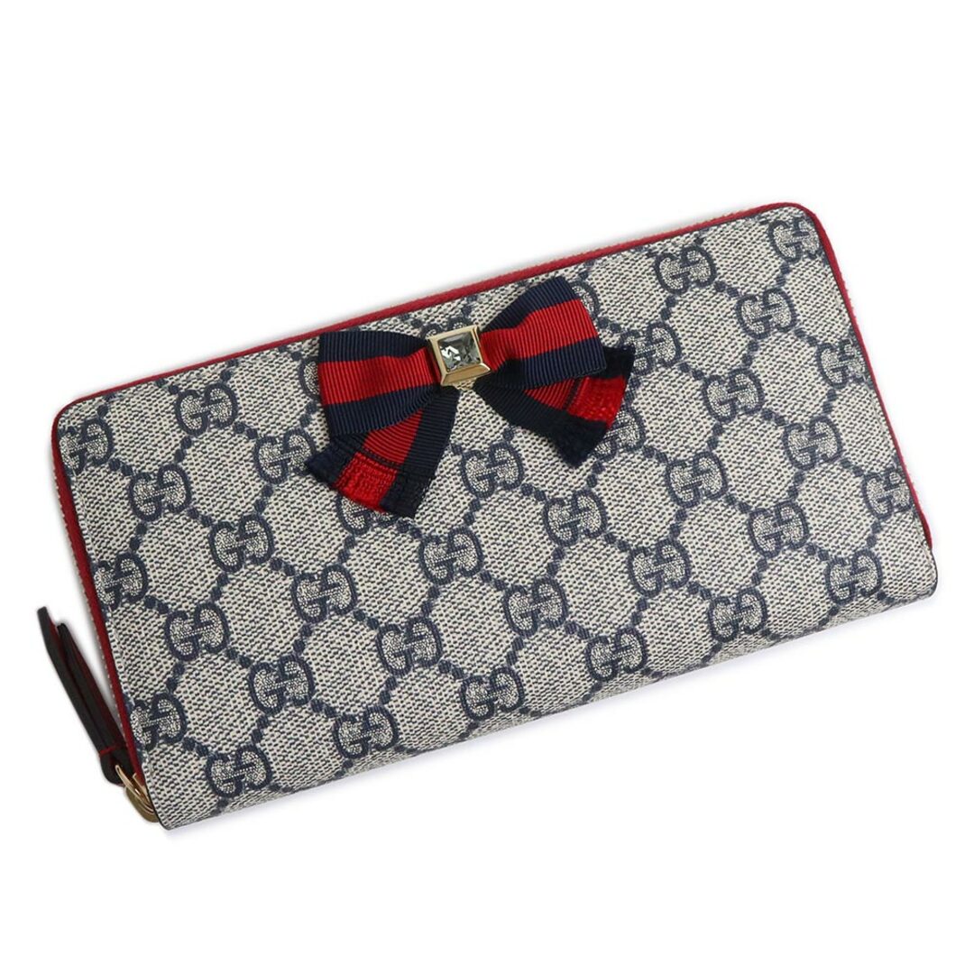 Gucci - グッチ リボン ジップウォレット ラウンドファスナー 長財布