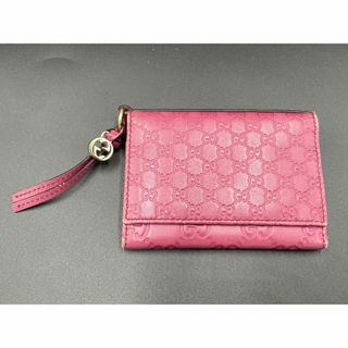 グッチ(Gucci)のグッチ 323401 2062 GG マイクログッチ シマレザー カードケース(名刺入れ/定期入れ)