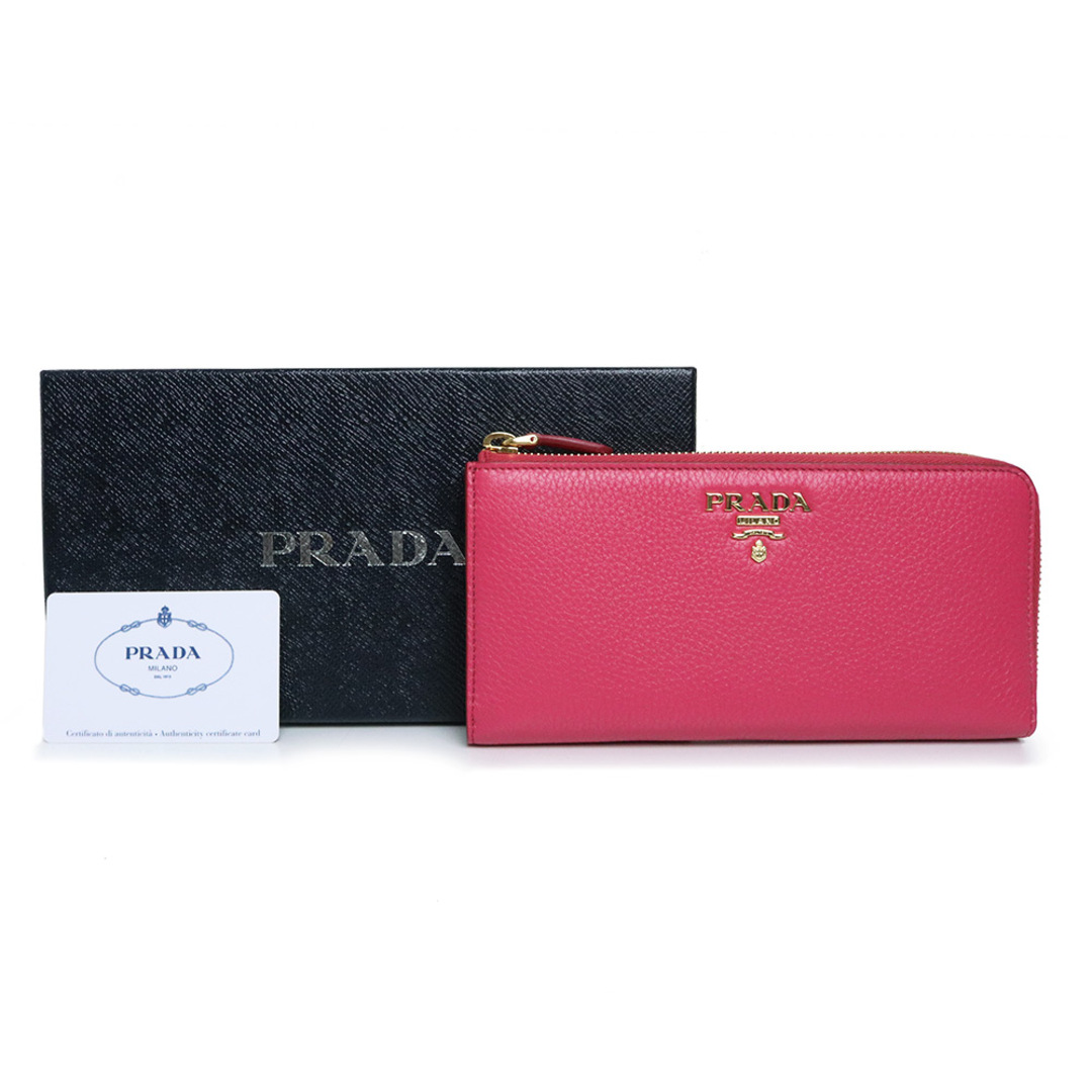 PRADA - プラダ L字ファスナー 長財布 ダイノ バイカラー レザー ...