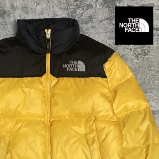 ザノースフェイス(THE NORTH FACE)のザノースフェイス　700フィル　ダウンジャケット　ヌプシ　　イエロー(ダウンジャケット)