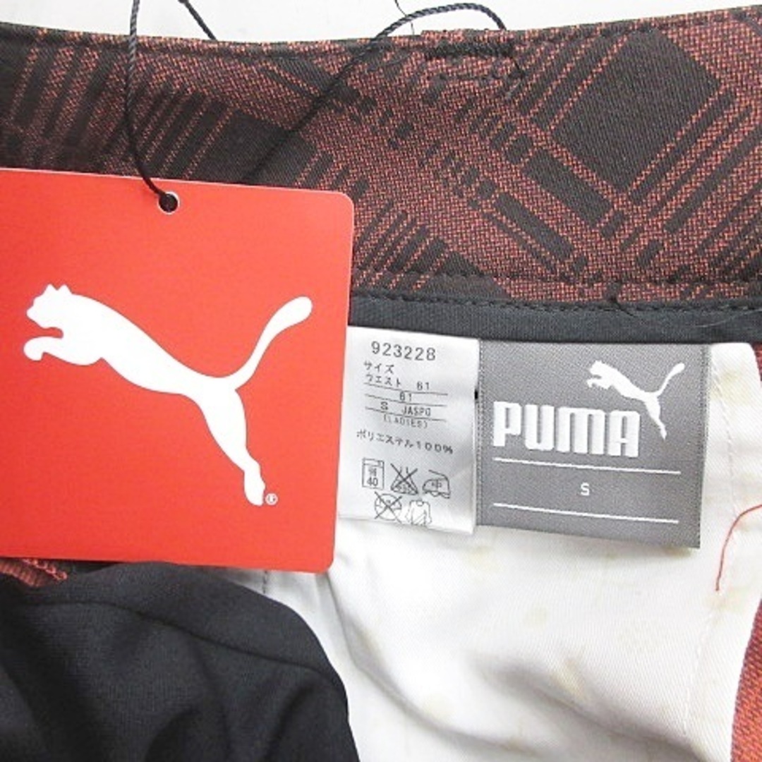 PUMA(プーマ)のプーマ PUMA スカート ゴルフ チェック柄 茶 黒 ブラウン ブラック S スポーツ/アウトドアのゴルフ(ウエア)の商品写真