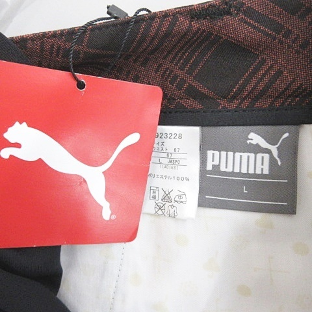 PUMA(プーマ)のプーマ PUMA スカート ゴルフ チェック柄 茶 黒 ブラウン ブラック L スポーツ/アウトドアのゴルフ(ウエア)の商品写真