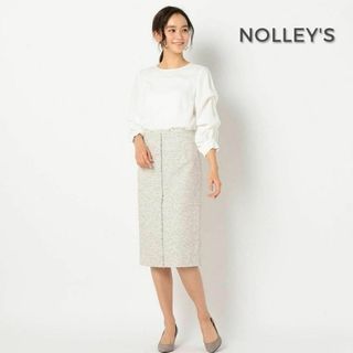 ノーリーズ(NOLLEY'S)の841*ノーリーズ ミックスツイード ペンシルスカート.(ひざ丈スカート)