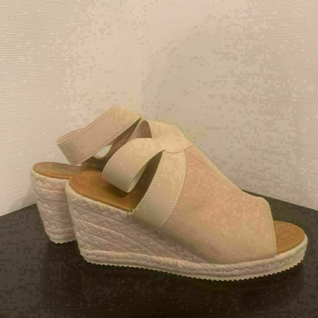 【 新品未使用 】ベージュ サンダル レディースの靴/シューズ(サンダル)の商品写真