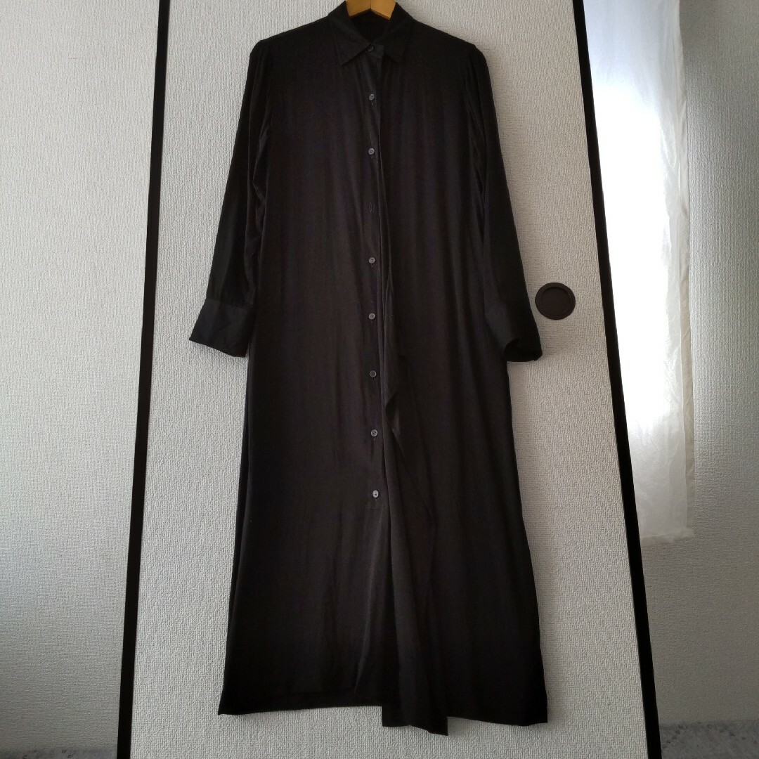 REGULATION Yohji Yamamoto(レギュレーションヨウジヤマモト)の☆レギュレーション ヨウジヤマモト☆レーヨンドレス レディースのワンピース(ロングワンピース/マキシワンピース)の商品写真