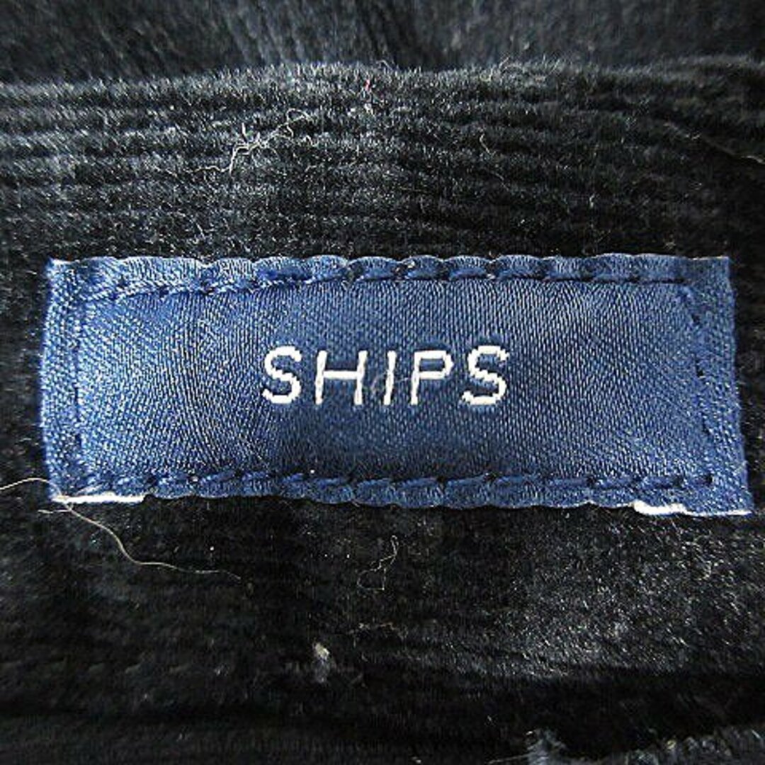 SHIPS(シップス)のシップス コーデュロイパンツ テーパード コットン 厚手 36 黒 ボトムス メンズのパンツ(スラックス)の商品写真