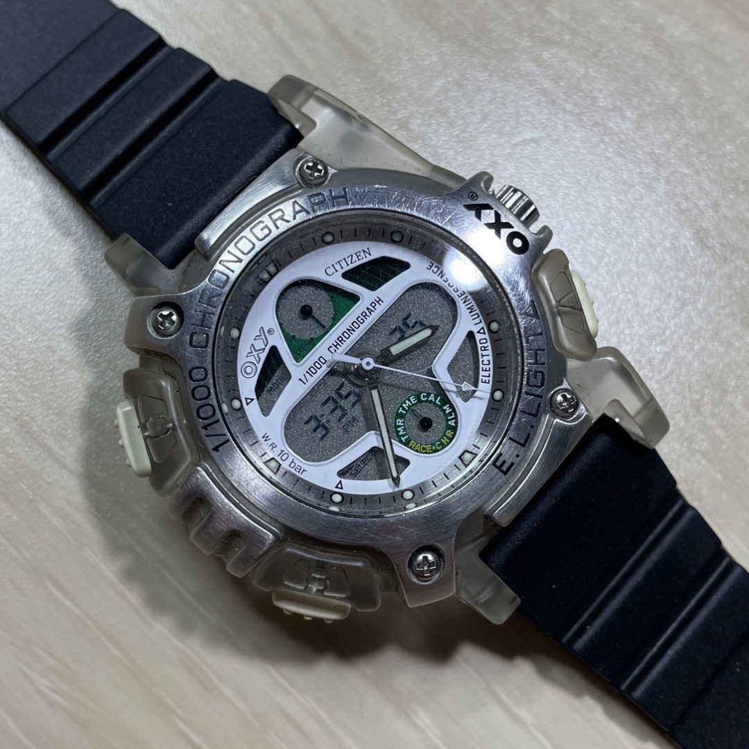 CITIZEN OXY analog-digital 腕時計-