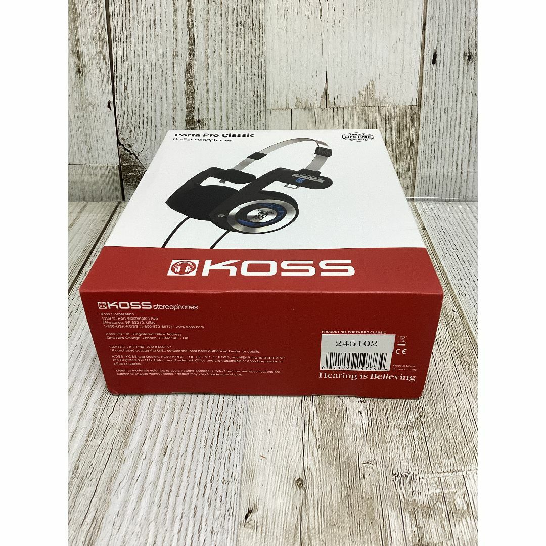 【国内正規品】KOSS オープン型オーバーヘッドヘッドホン 折りたたみ式 POR 4