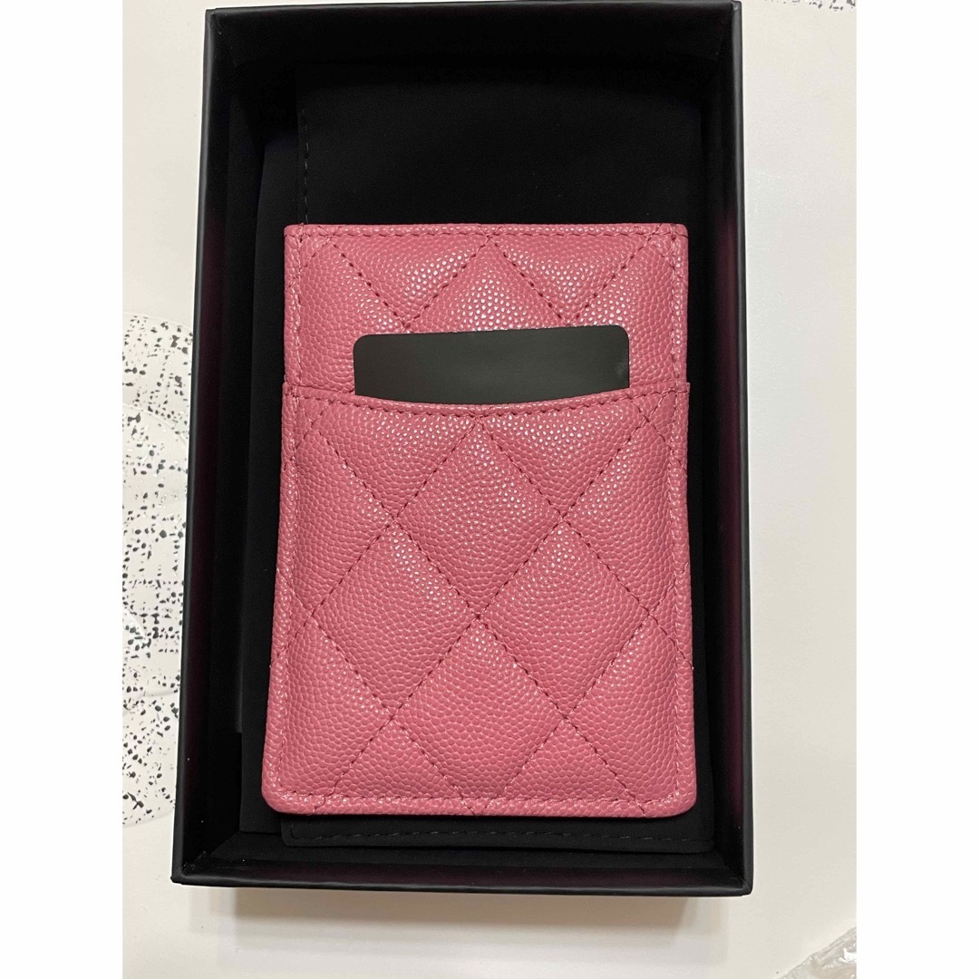 CHANEL シャネル　カードケース　ココマーク　ピンク　未使用　新品　ミニ財布