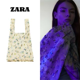 ザラ(ZARA)のzara チュールトートバッグ【新品未使用】(トートバッグ)