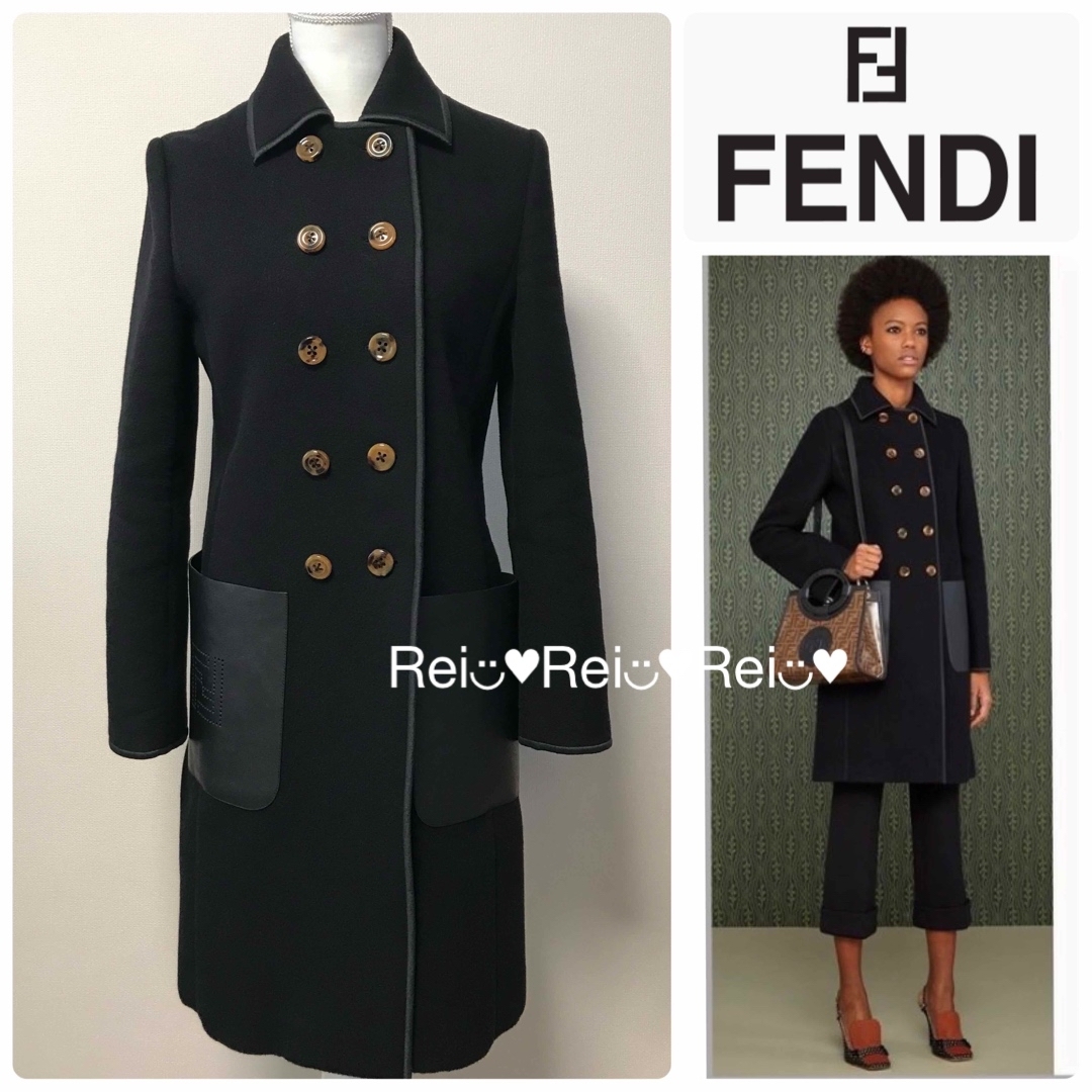 FENDI(フェンディ)の［最終価格］【美品】FENDI  ロングコート  38 レディースのジャケット/アウター(ロングコート)の商品写真