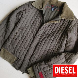 ディーゼル(DIESEL)の超美品 DIESEL ディーゼル ミリタリージャケット/ブルゾン カーキ(ミリタリージャケット)