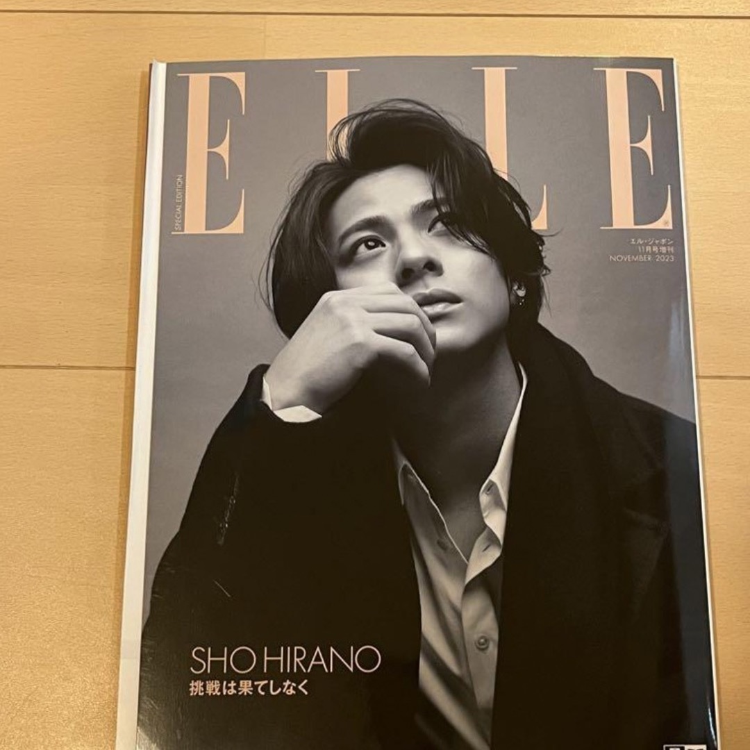 ELLE(エル)の平野紫耀　エルジャポン エンタメ/ホビーの雑誌(ファッション)の商品写真