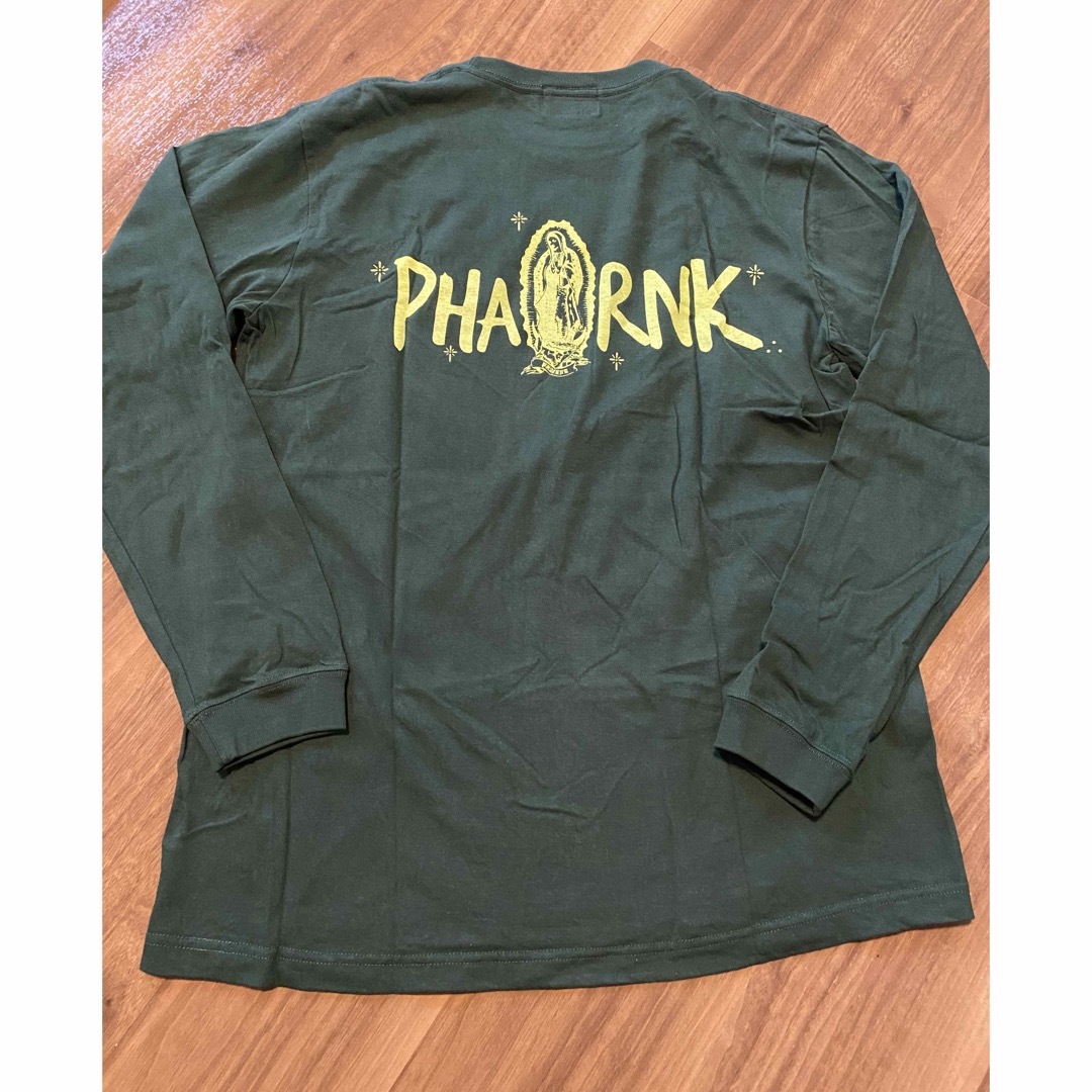 phatrnk MARIA LOGO L/S T ロンT グリーンレア　L