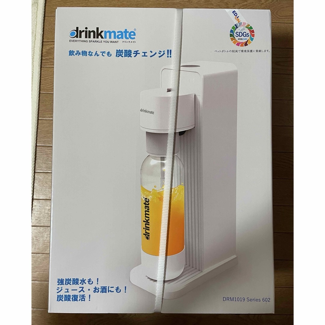 drinkmate(ドリンクメイト)のdrink mate 新品未使用 スマホ/家電/カメラの調理家電(調理機器)の商品写真