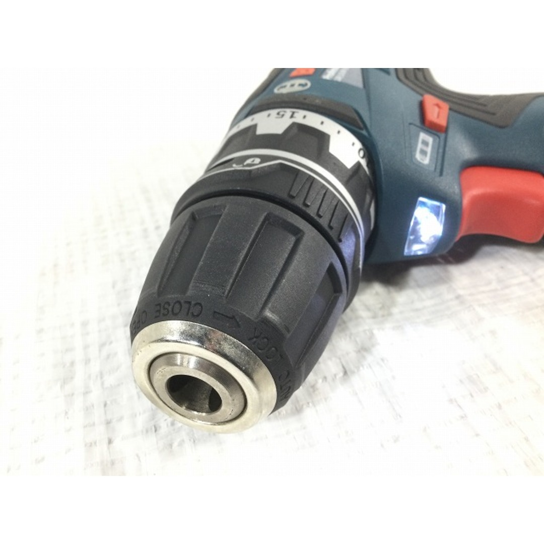 BOSCH(ボッシュ)の☆美品☆BOSCH ボッシュ 10.8V コードレスドライバードリル GSR 10.8V-35FC バッテリー2個 充電器付 充電式 ドリルドライバー 79467 自動車/バイクのバイク(工具)の商品写真