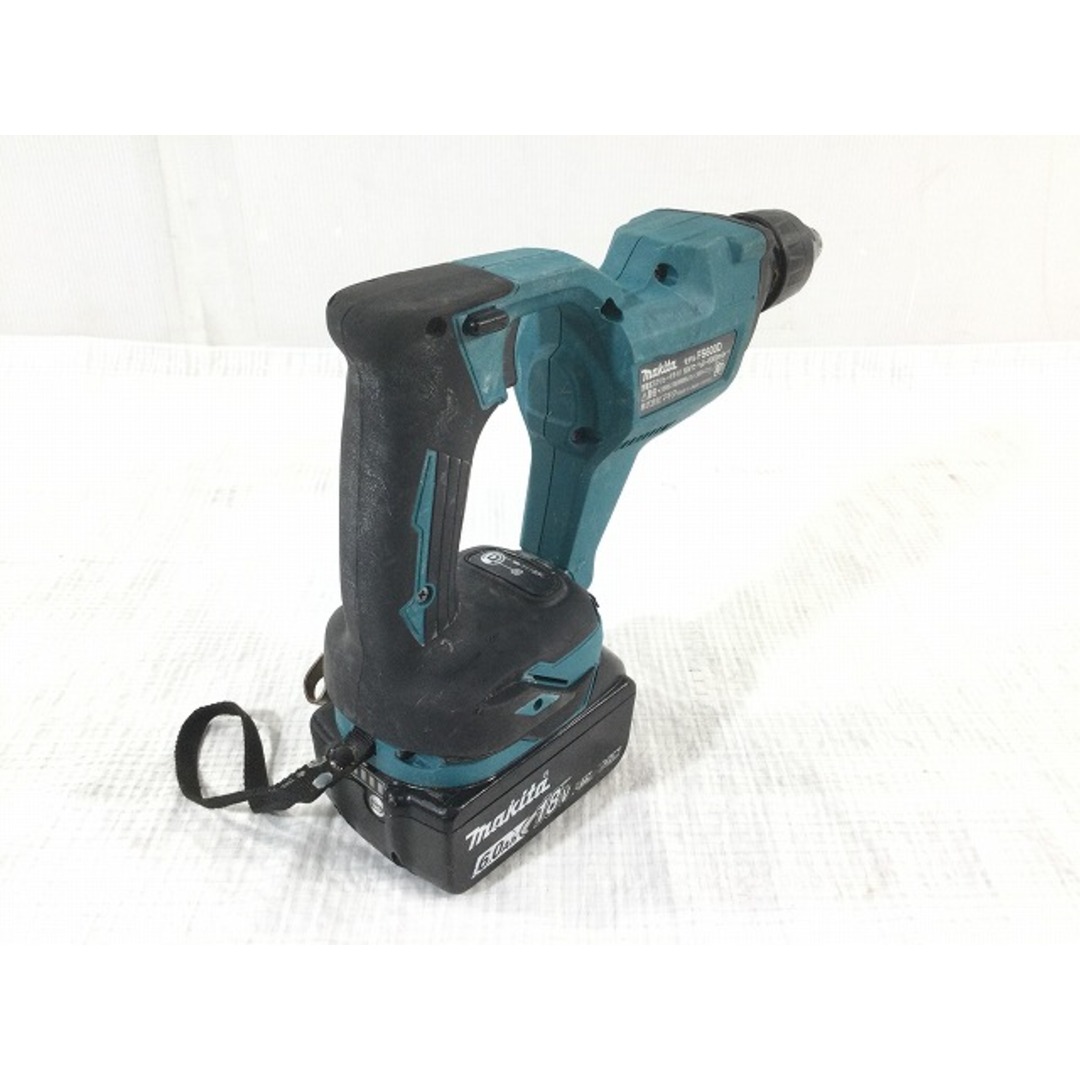 ☆品☆makita マキタ 18V 充電式スクリュードライバ FS600D バッテリー2個(18V 6.0Ah) 充電器付き DIY 日曜大工 79567自動車/バイク