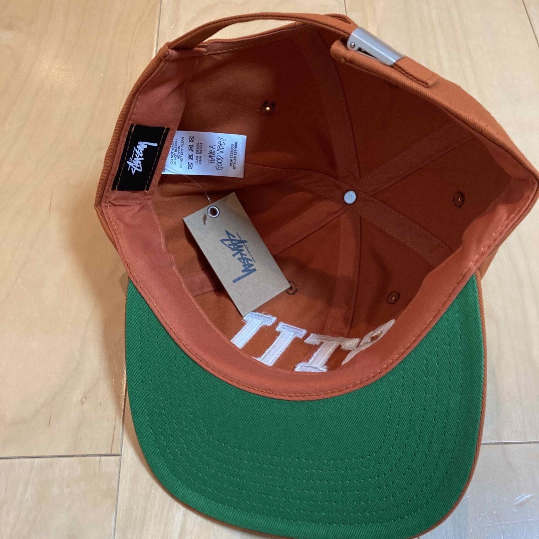 STUSSY MID DEPTH STU ARCH STRAPBACK  CAP