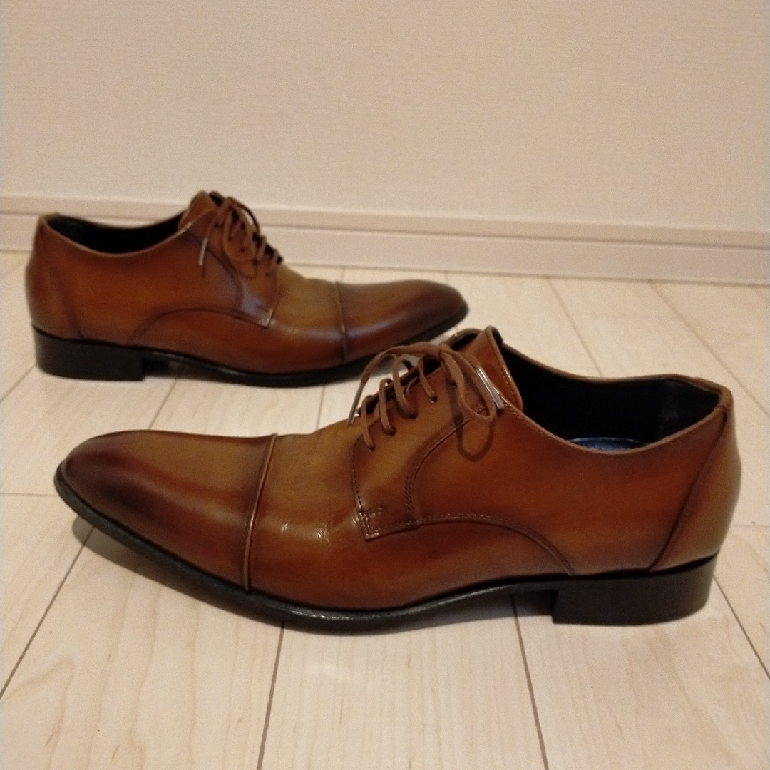 サンタフェリーチェ ブラウン革靴25.5cm - ドレス