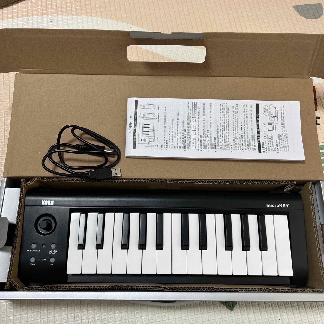 KORG(コルグ)のKORG MicroKEY-25 楽器のDTM/DAW(MIDIコントローラー)の商品写真