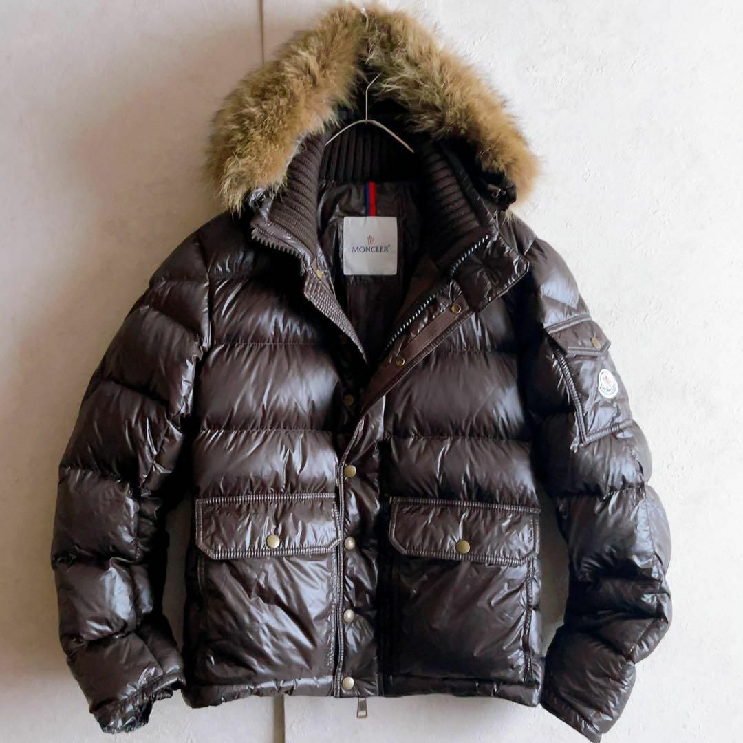 モンクレール MONCLER ダウンジャケット ヒュベール ダークブラウン S-