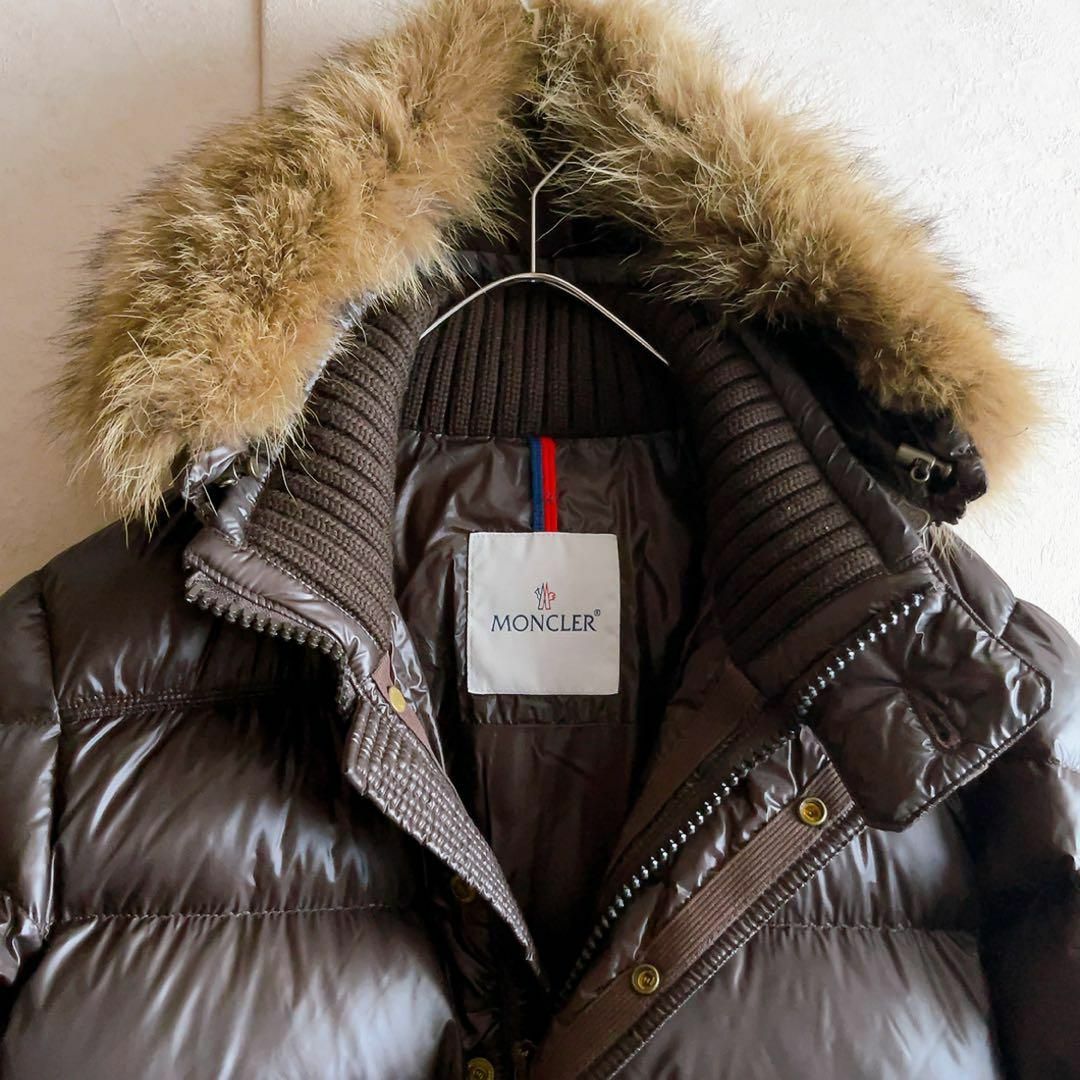 モンクレール　MONCLER ダウンジャケット　ヒュベール　ダークブラウン　S