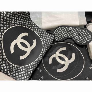 CHANEL シャネル　トラベルセット　ストール　アイマスク　ポーチ　ココマーク