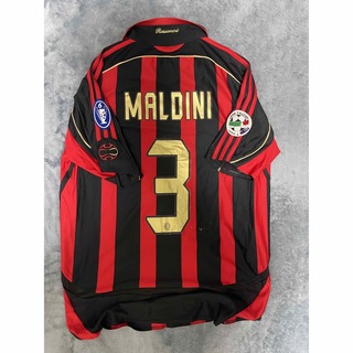 2007〜2008 ACミラン　ユニフォーム　マルディーニ　サッカーゲームシャツ