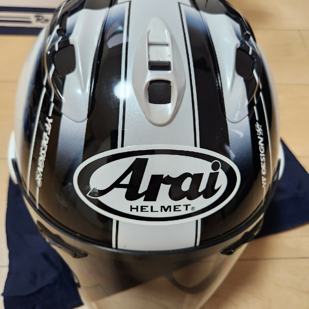 arai ヘルメット vz-ram ハラダツアー 白 61-62自動車/バイク