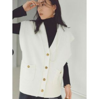 【新品】Arpege story ♡ ツイードニットベスト