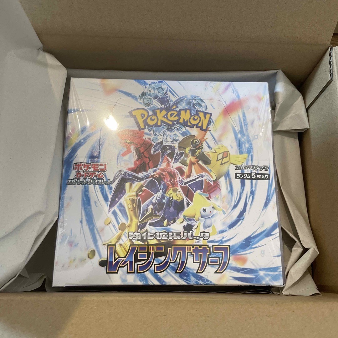 ポケモン(ポケモン)のポケモンカード  レイジングサーフ   シュリンク付　1BOX エンタメ/ホビーのトレーディングカード(Box/デッキ/パック)の商品写真